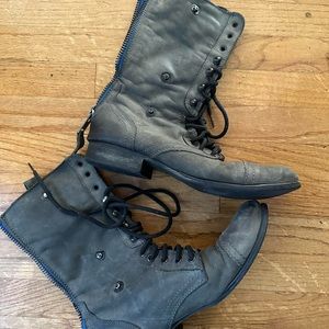 Size 9 Steve Madden combat boot.